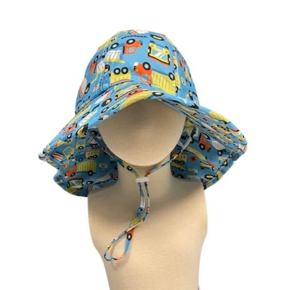 Beep Beep Trucks Kids Sun Hat Approx Size 1-3Y‎ NEW